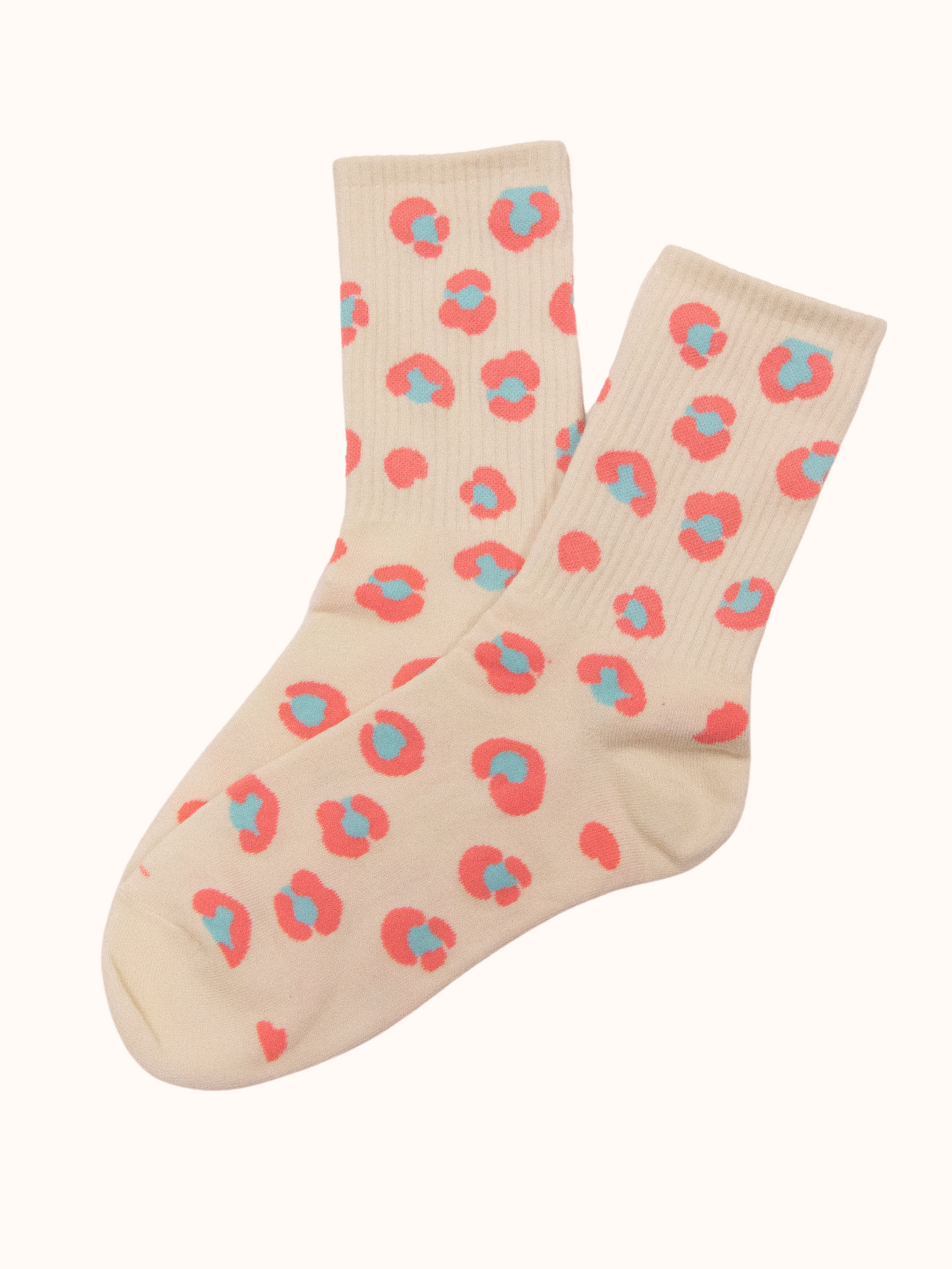 Unisex Leopard Print Socks Set