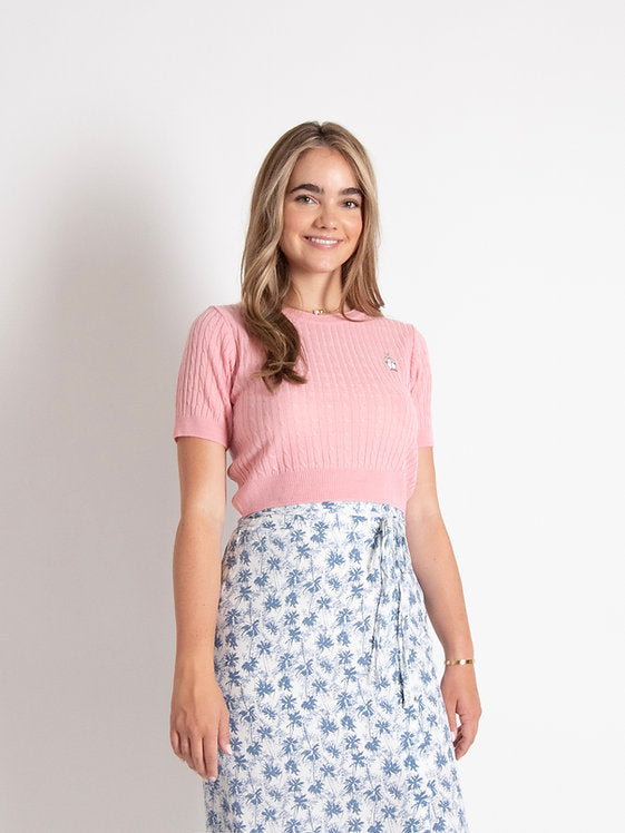 Leaf Waist Tie Skirt