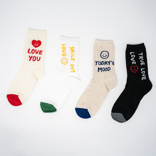 Side Printed Socks
