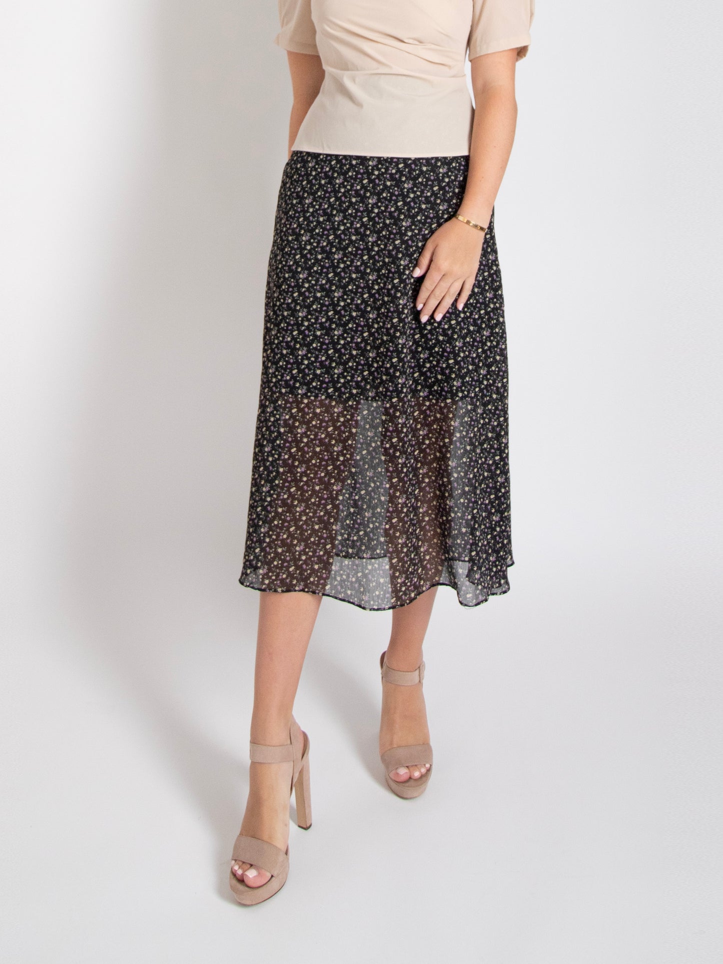 Chiffon Flower Skirt