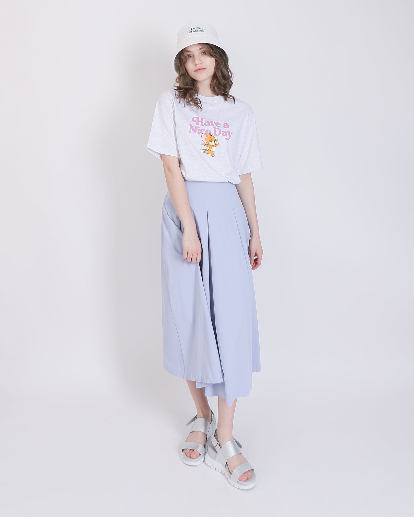 Pleated Long Skirt