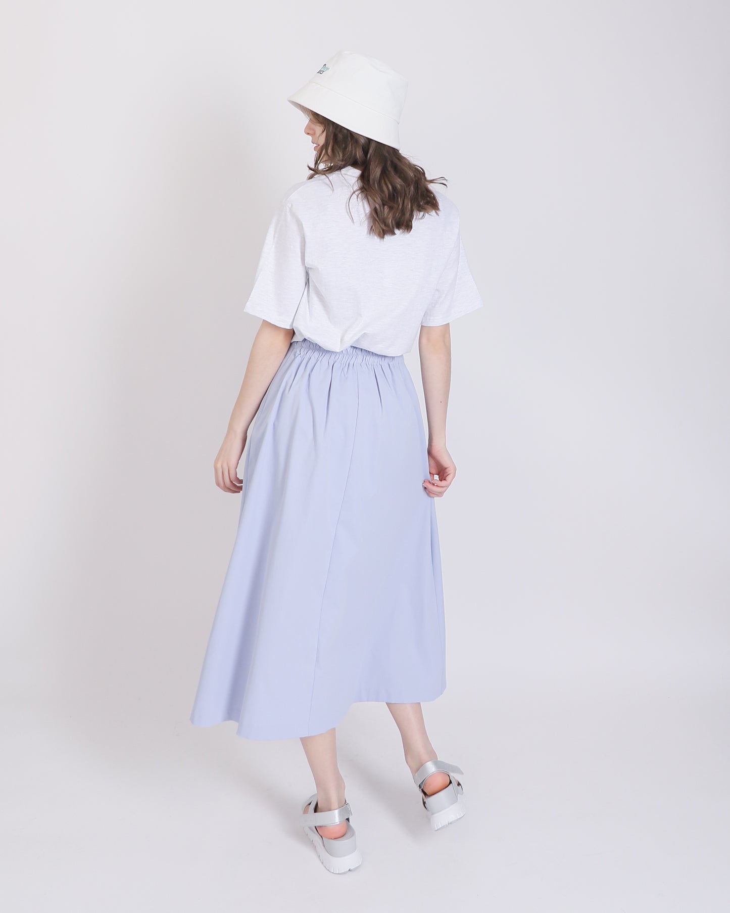 Pleated Long Skirt