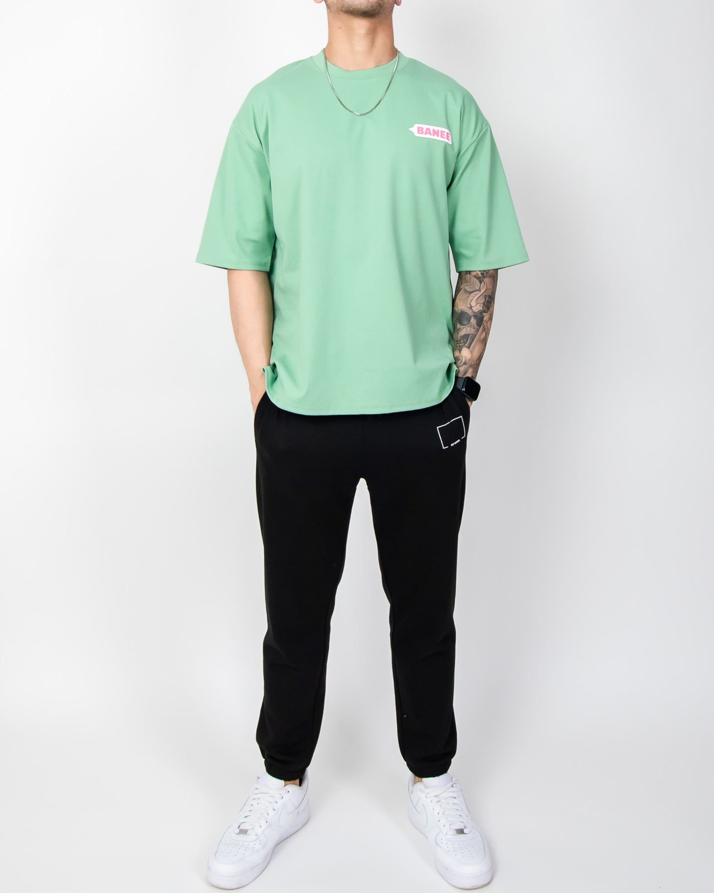 M-Embroidered Smile T-Shirt