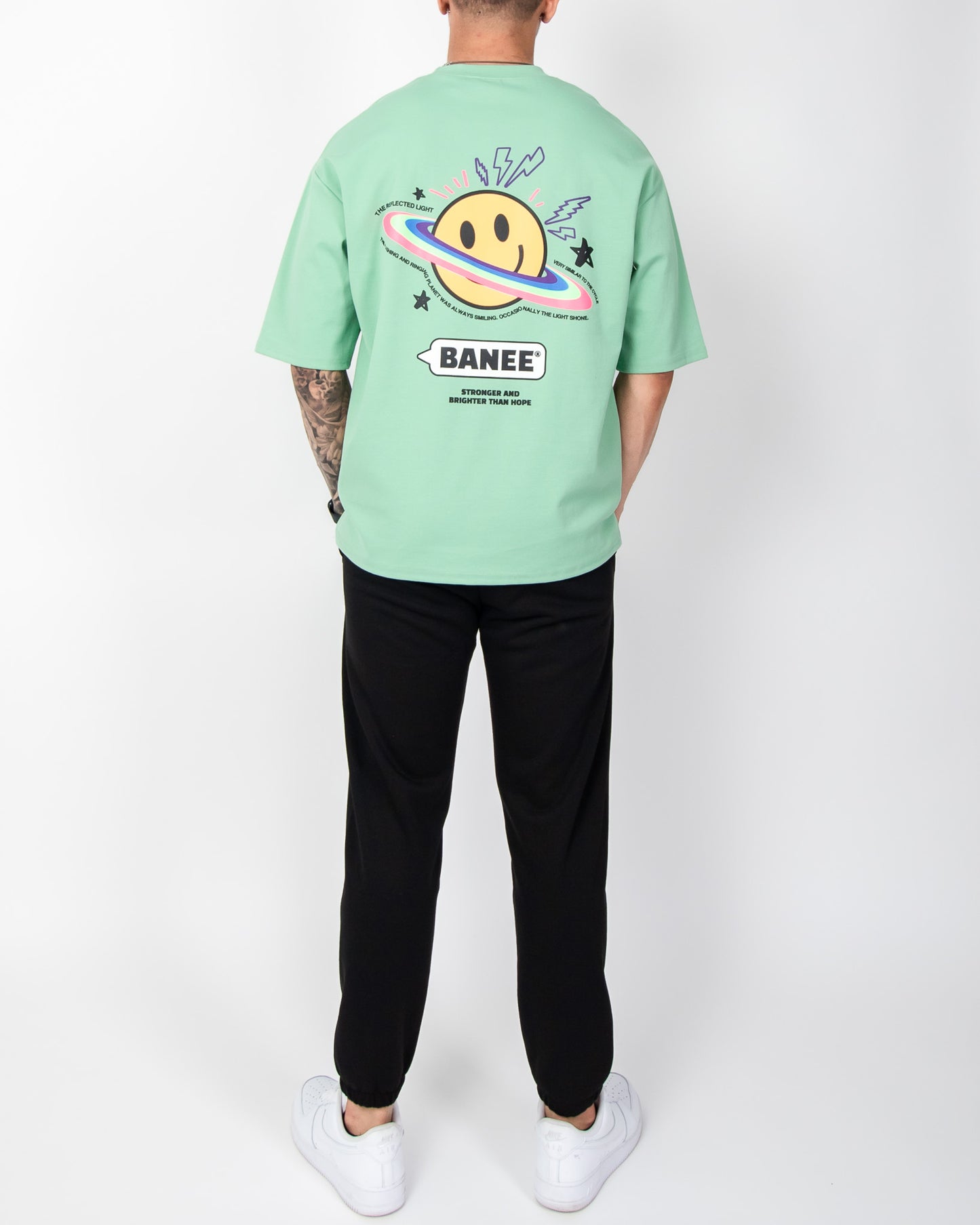 M-Embroidered Smile T-Shirt
