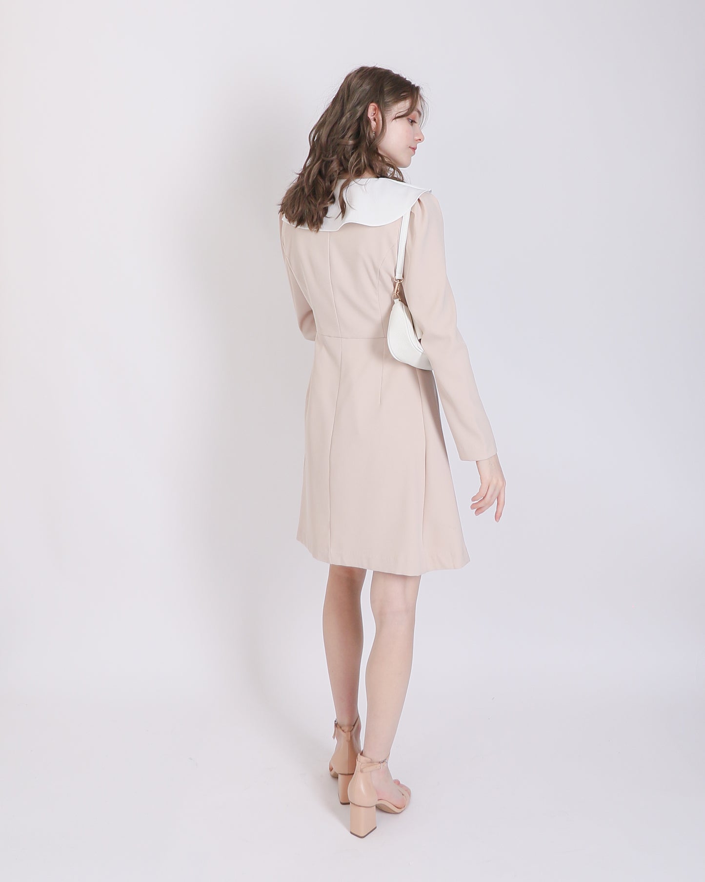 White Collar Blouse