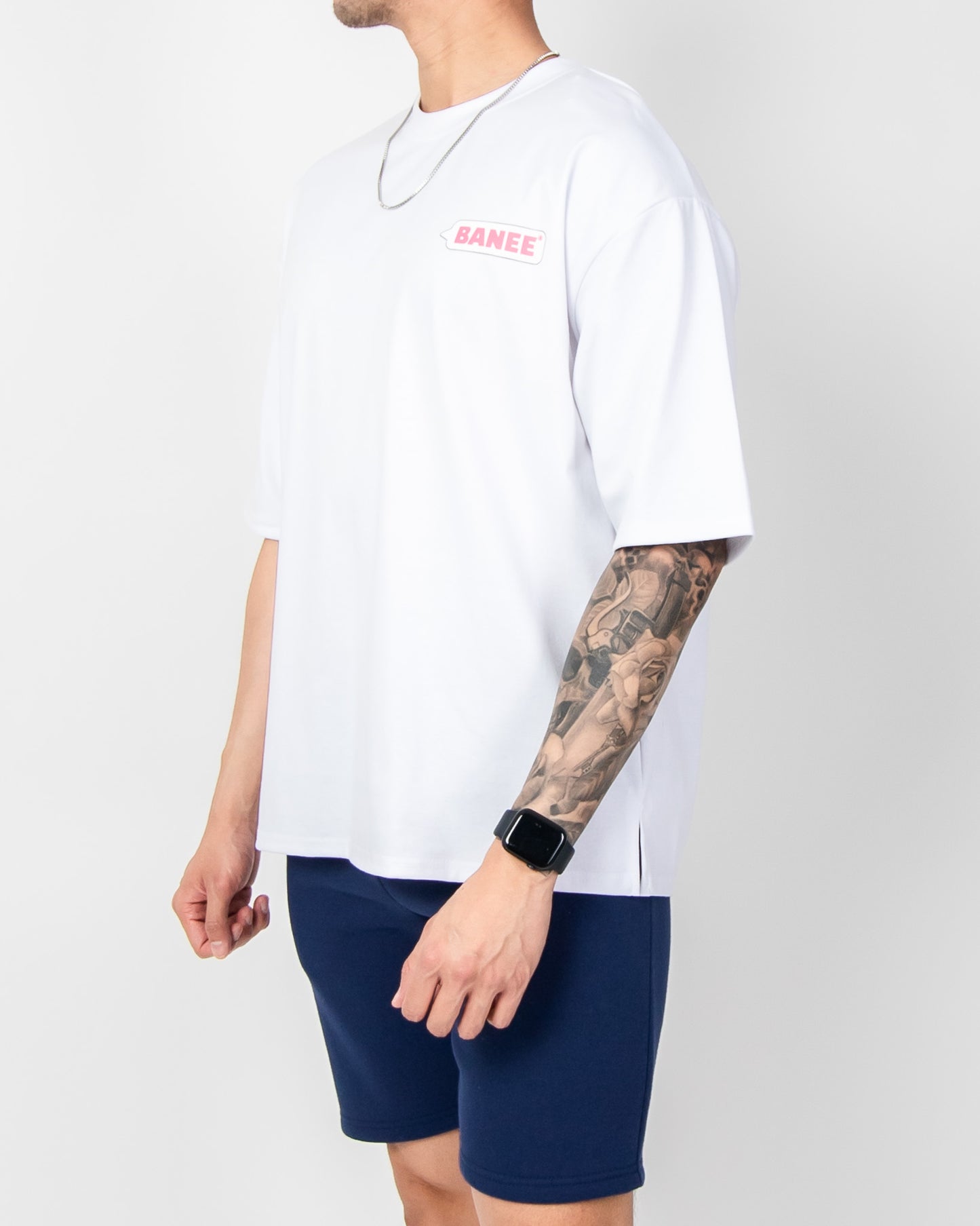 M-Embroidered Smile T-Shirt
