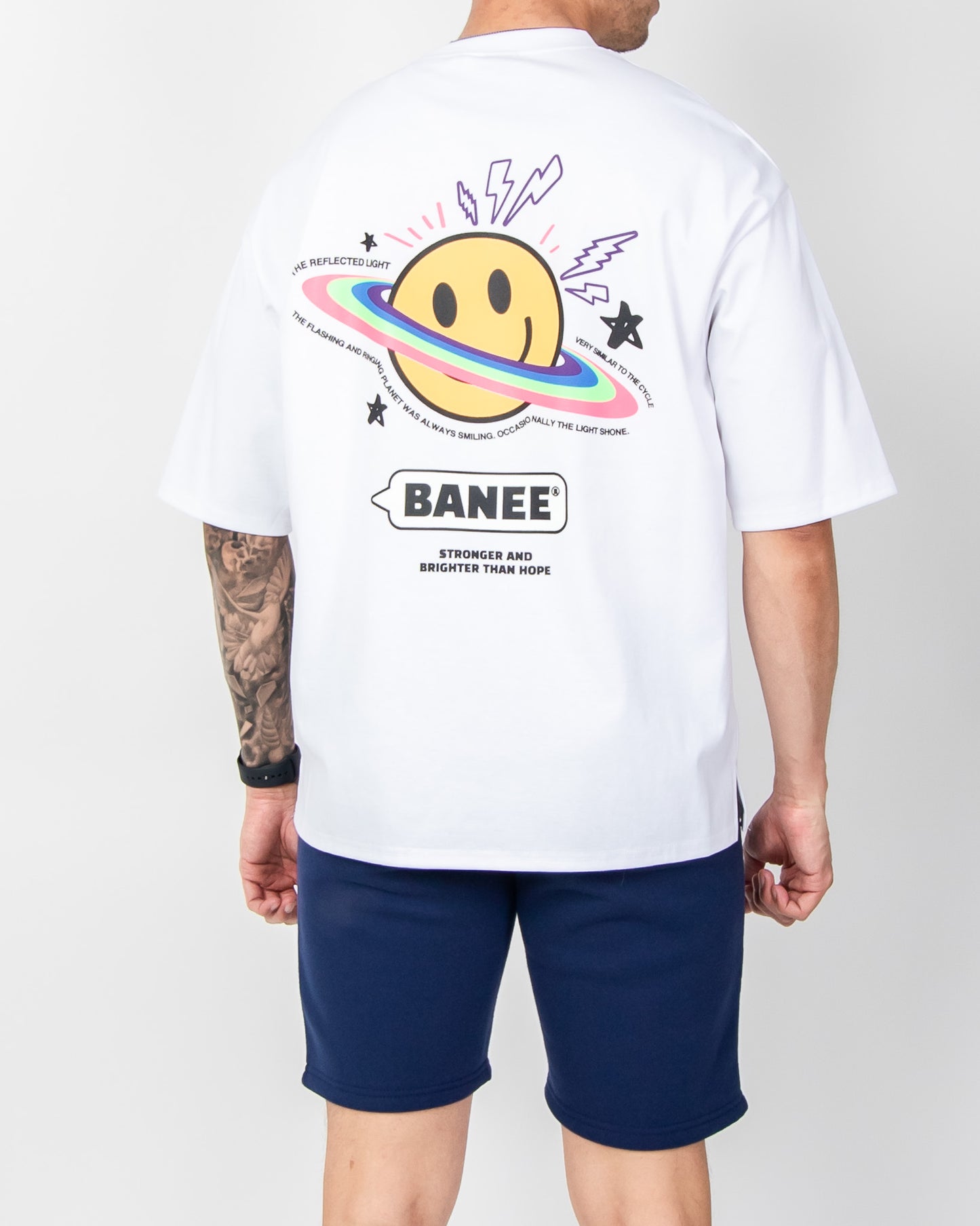 M-Embroidered Smile T-Shirt