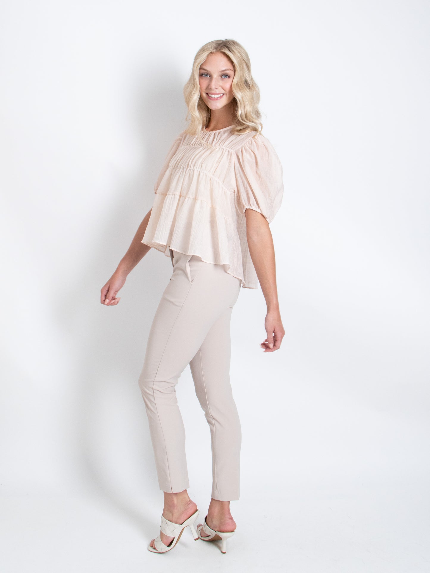 Side Slit Slacks