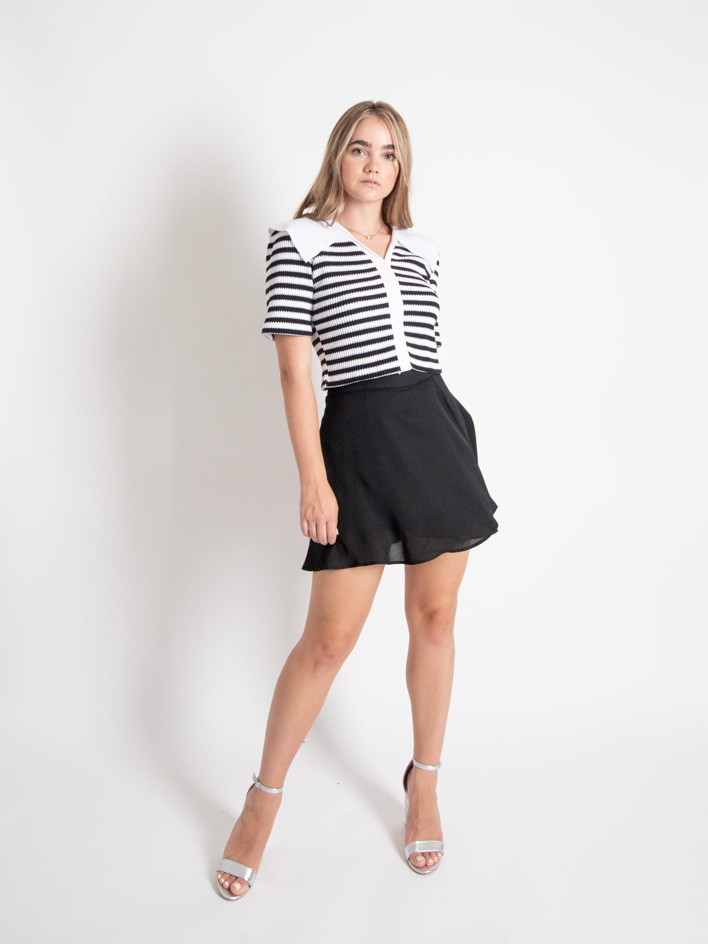 Stripe Big Collar