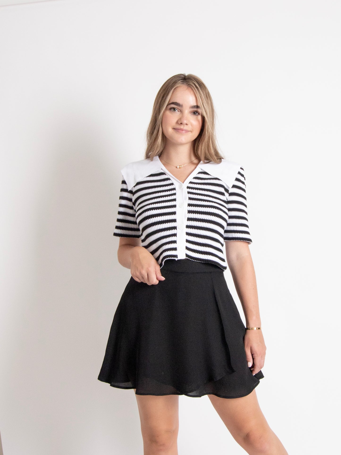 Stripe Big Collar
