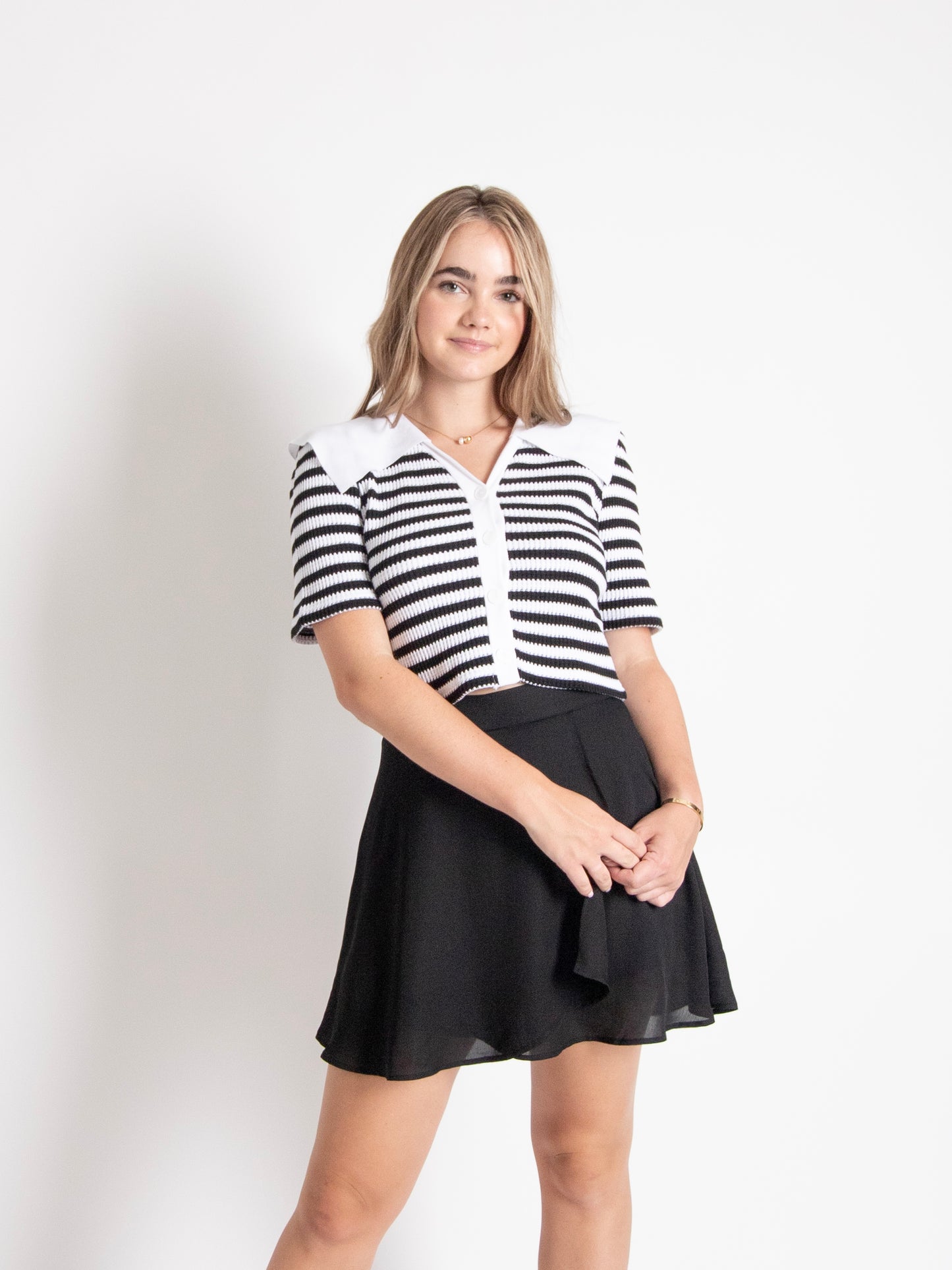 Stripe Big Collar
