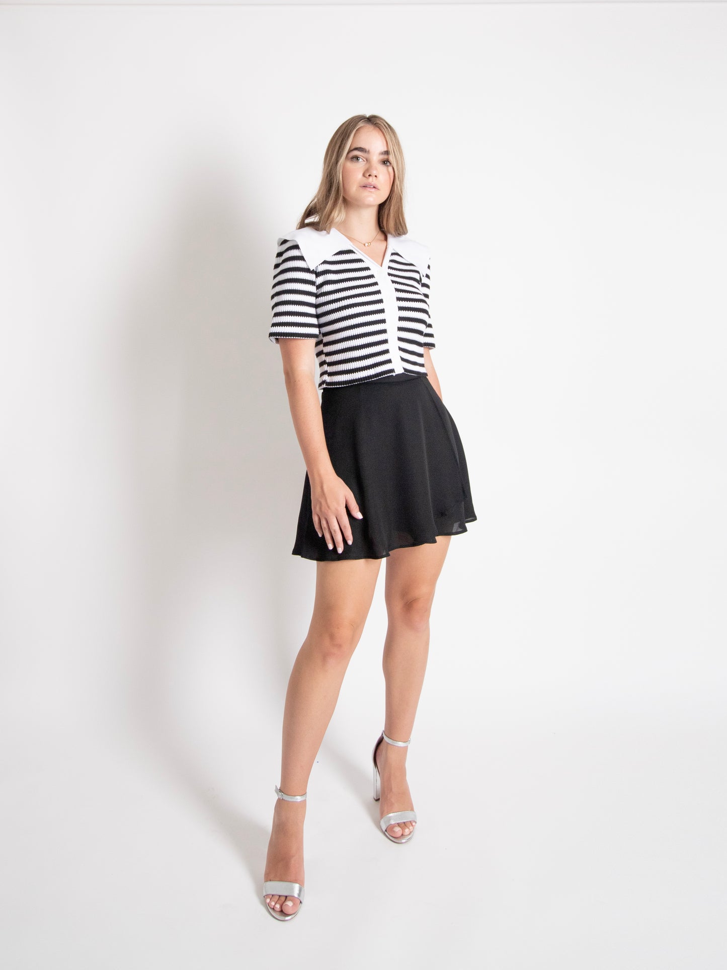 Stripe Big Collar
