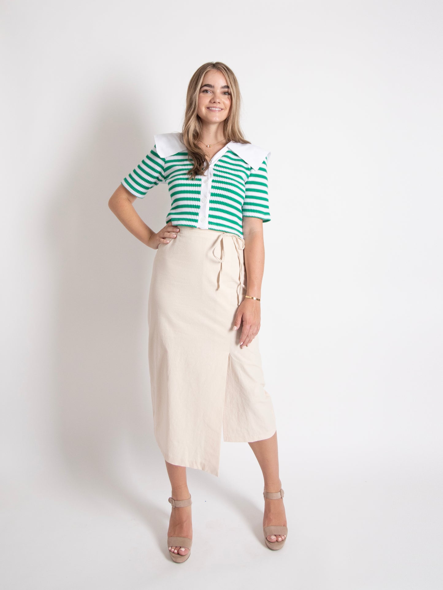 Stripe Big Collar