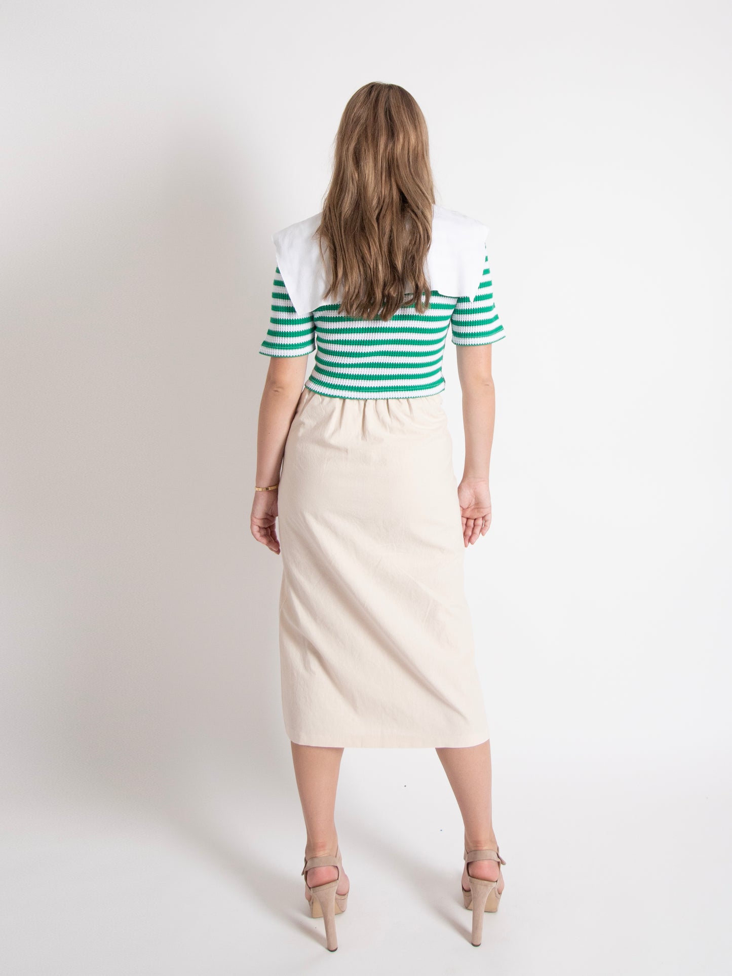 Stripe Big Collar