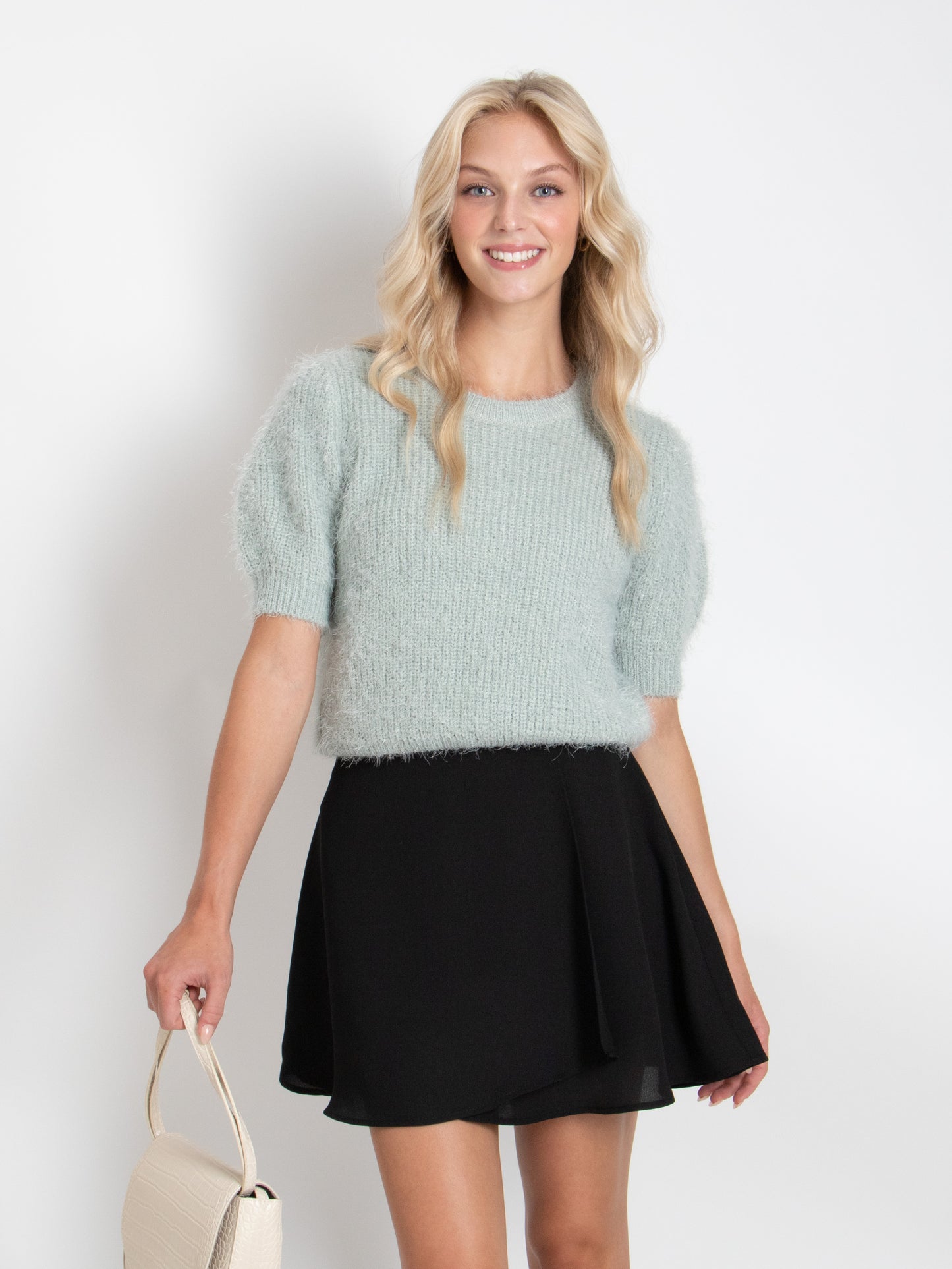 Soft Short-Sleeve Knit