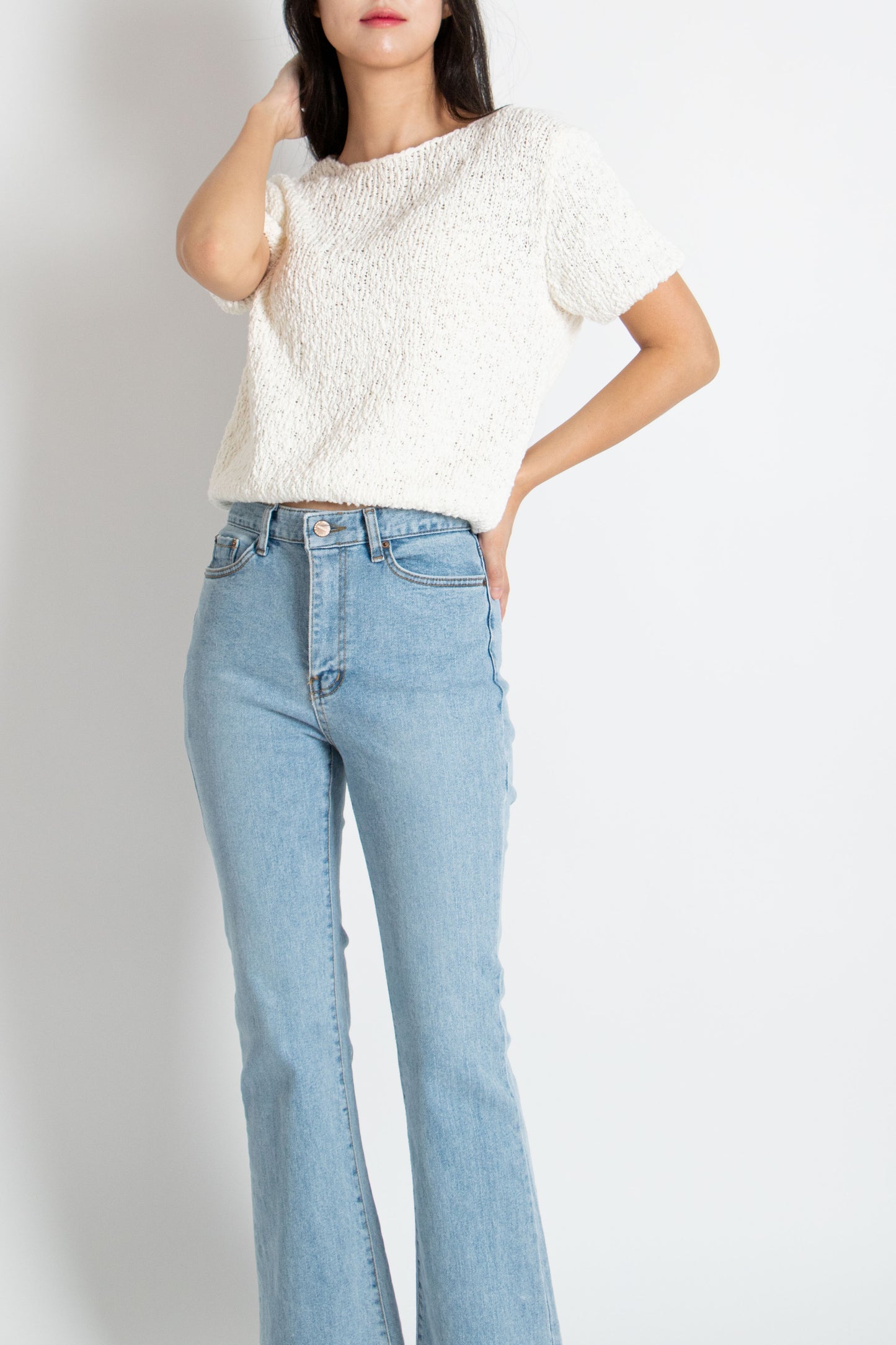 Bubble Short Sleeve Knit
