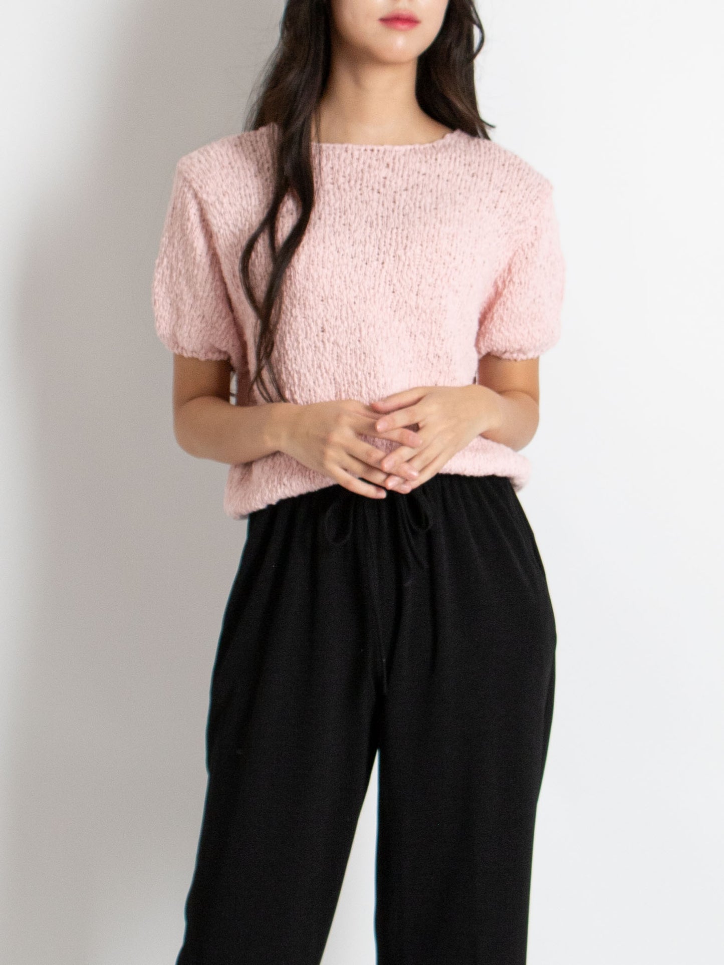 Bubble Short Sleeve Knit