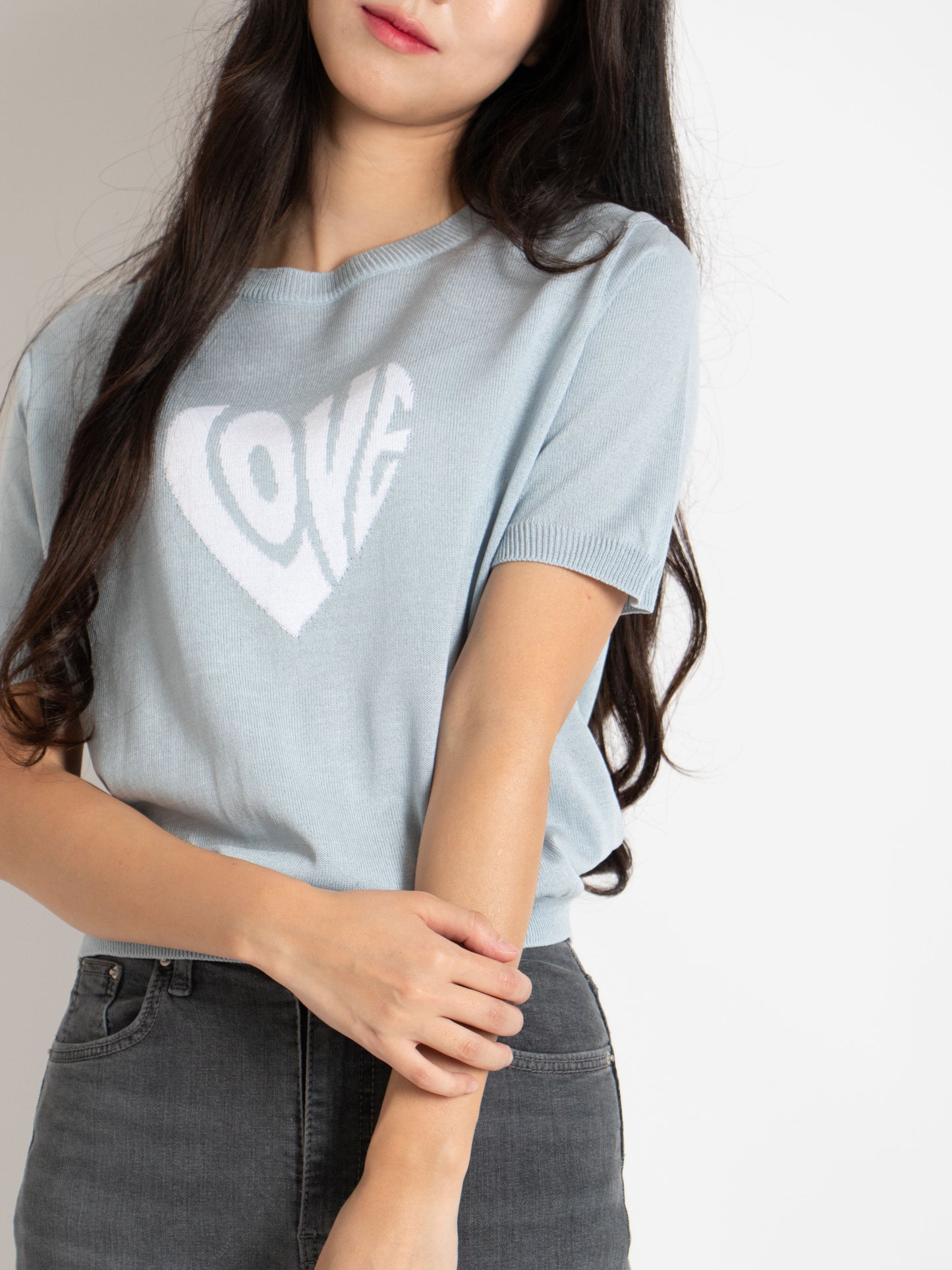 Love Short Sleeve Knit