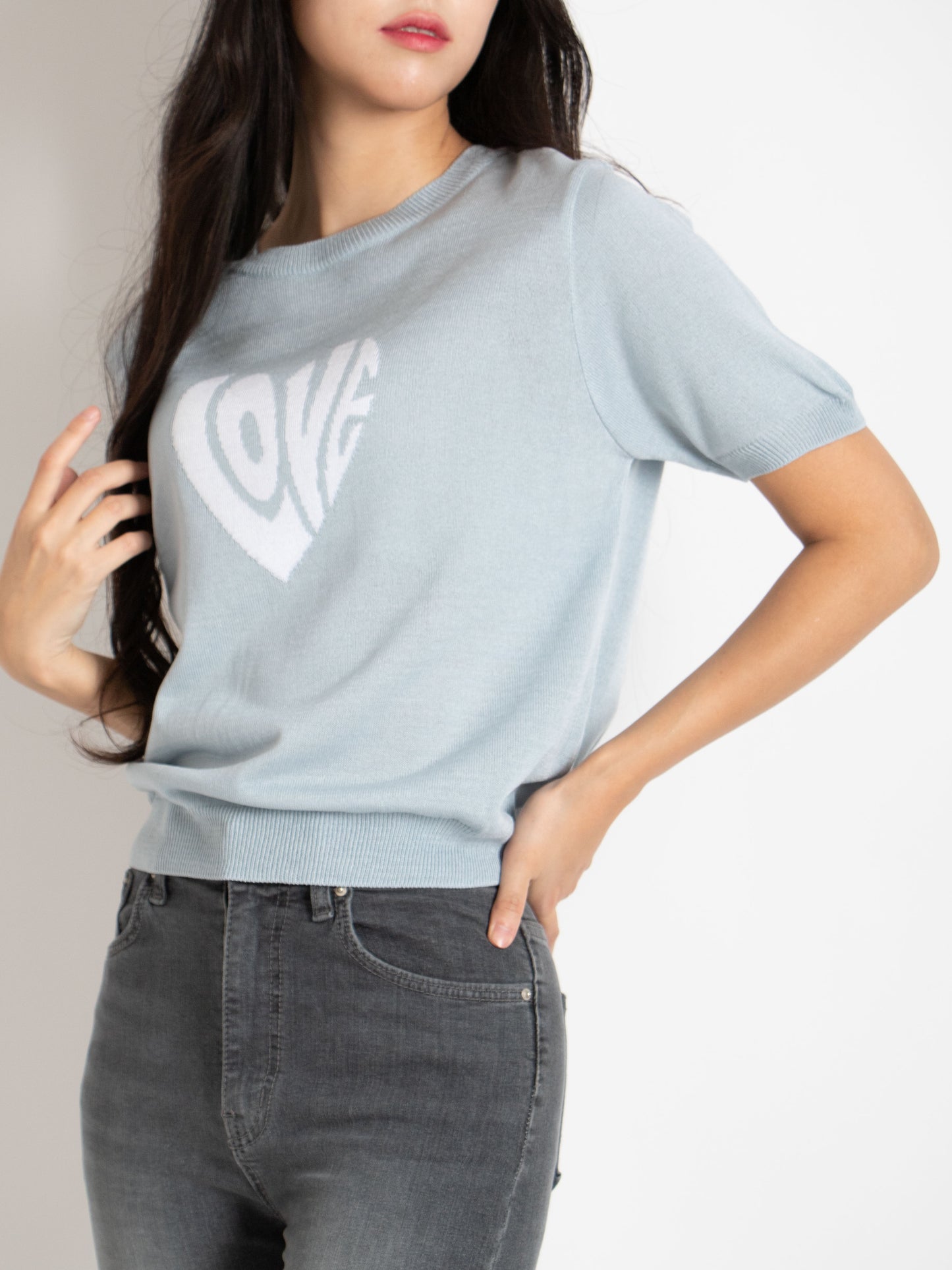 Love Short Sleeve Knit