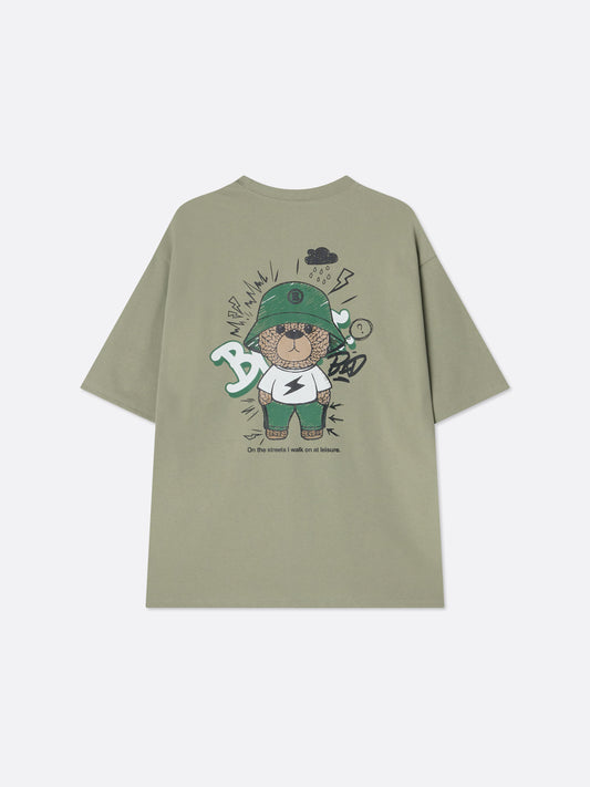 M-Bear Hat T-Shirt