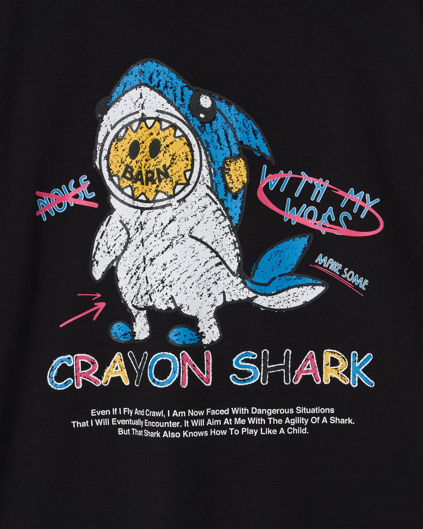 Crayon Shark T-Shirt