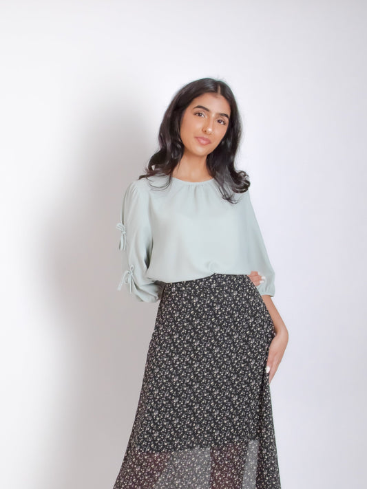 Sleeve Point Blouse