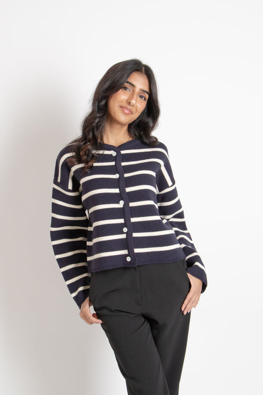 Stripe Cardigan