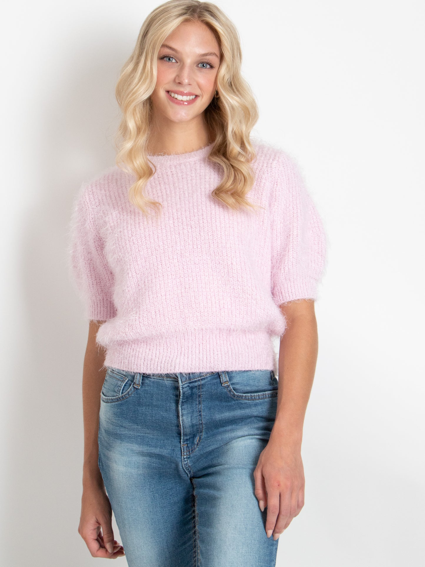 Soft Short-Sleeve Knit