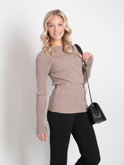 Waist Tie Knit