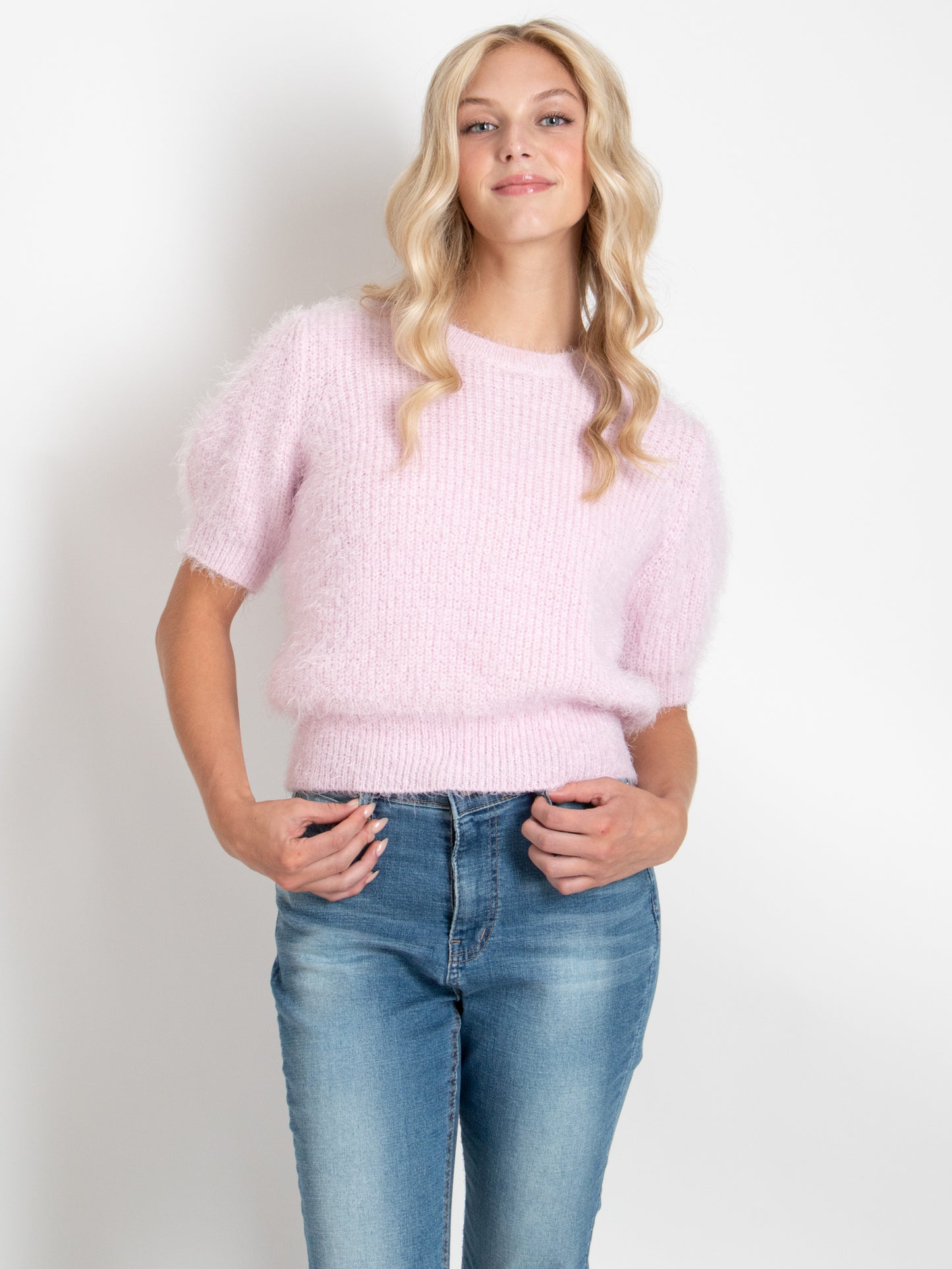 Soft Short-Sleeve Knit