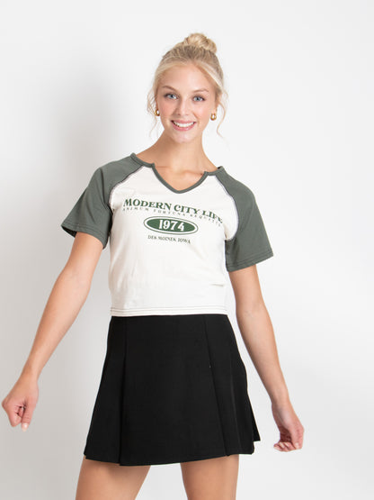 Double Pleated Skirt