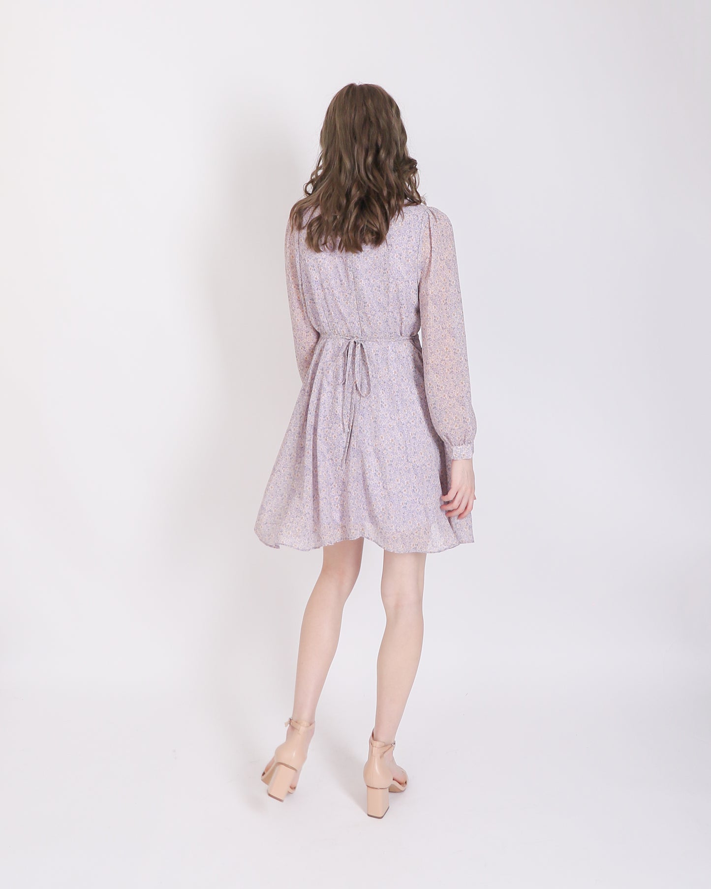 Floral V-neck Dress