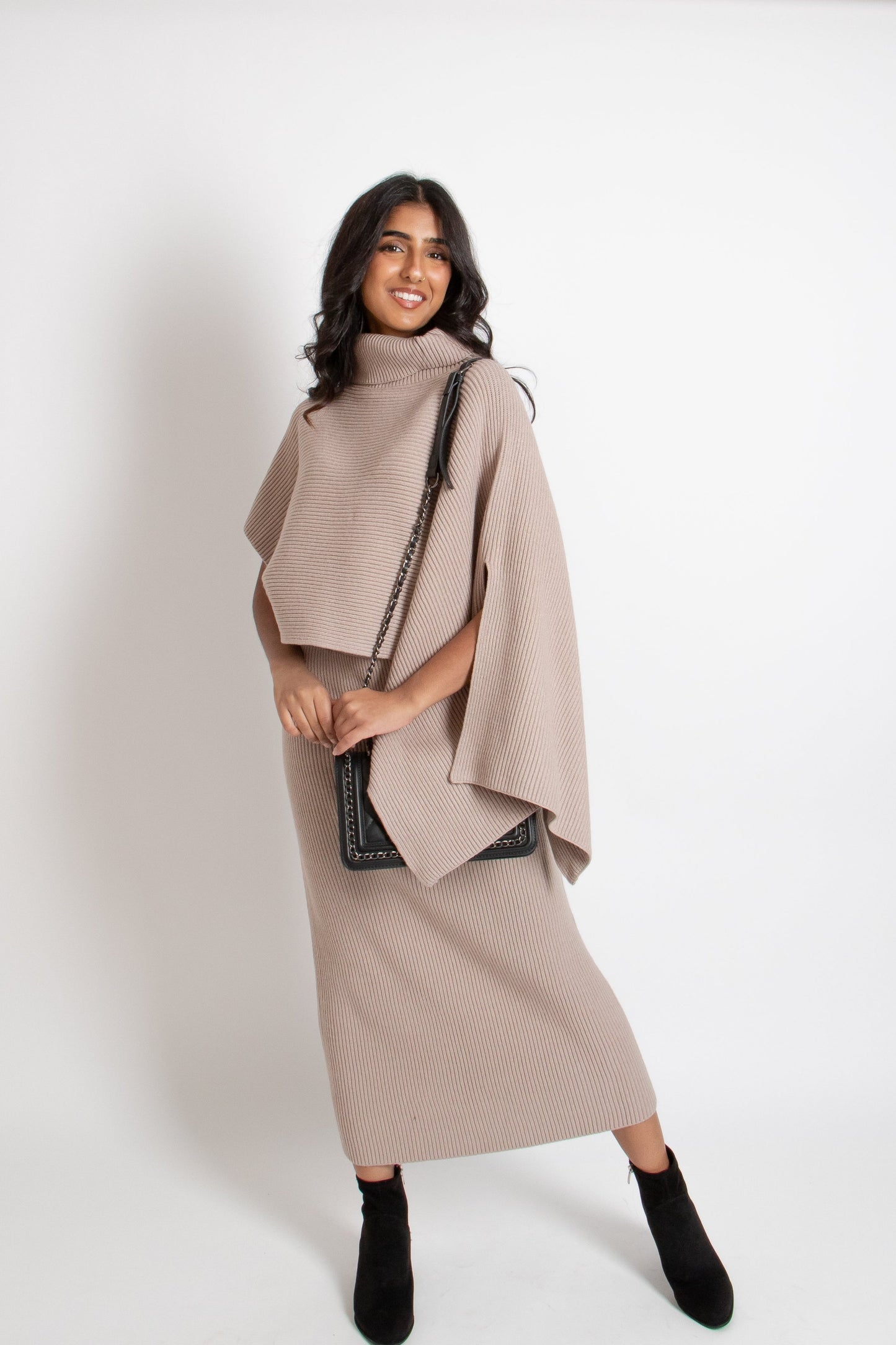 Long Knit Dress Set