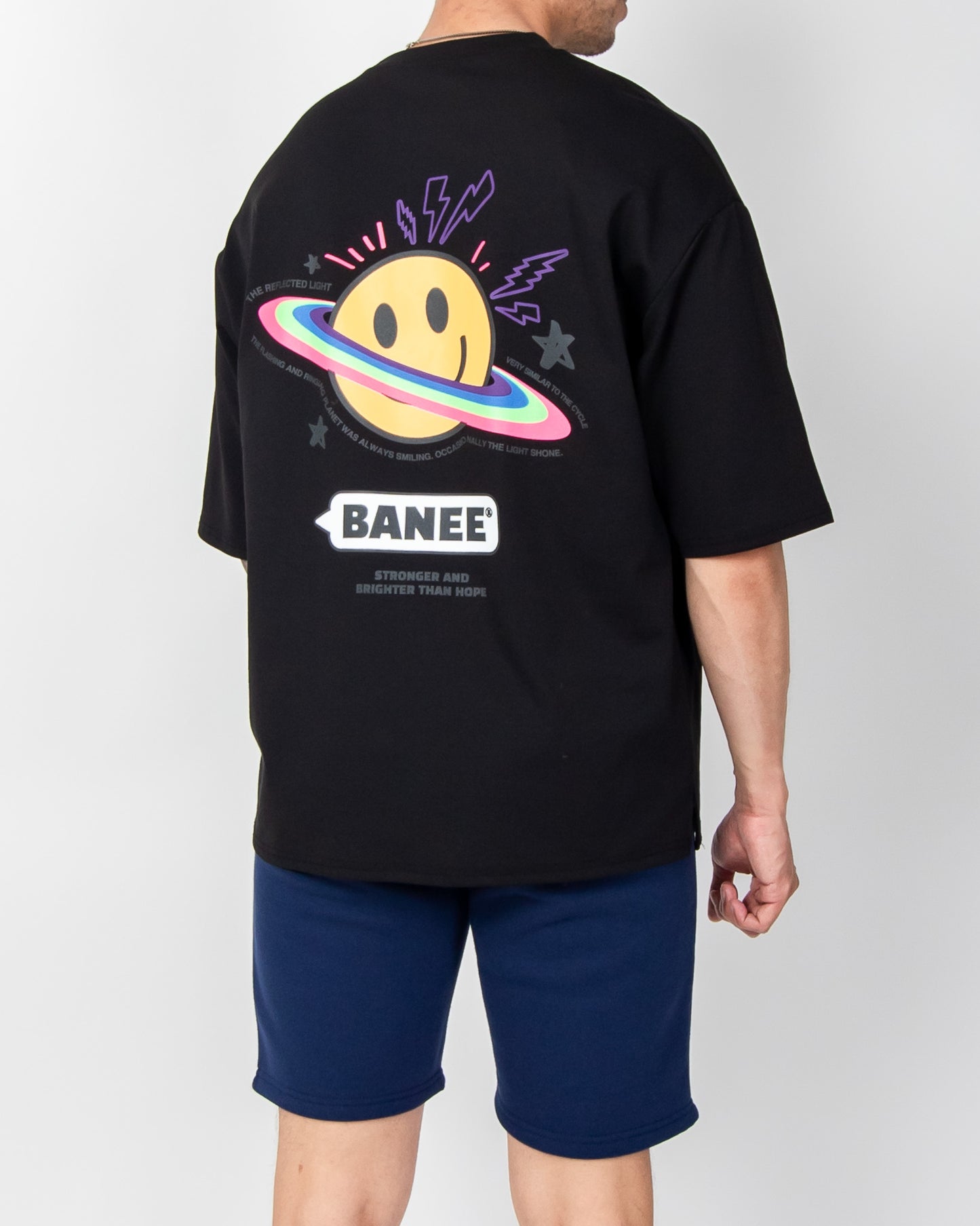 M-Embroidered Smile T-Shirt
