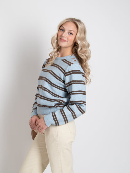Button Shoulder Knit