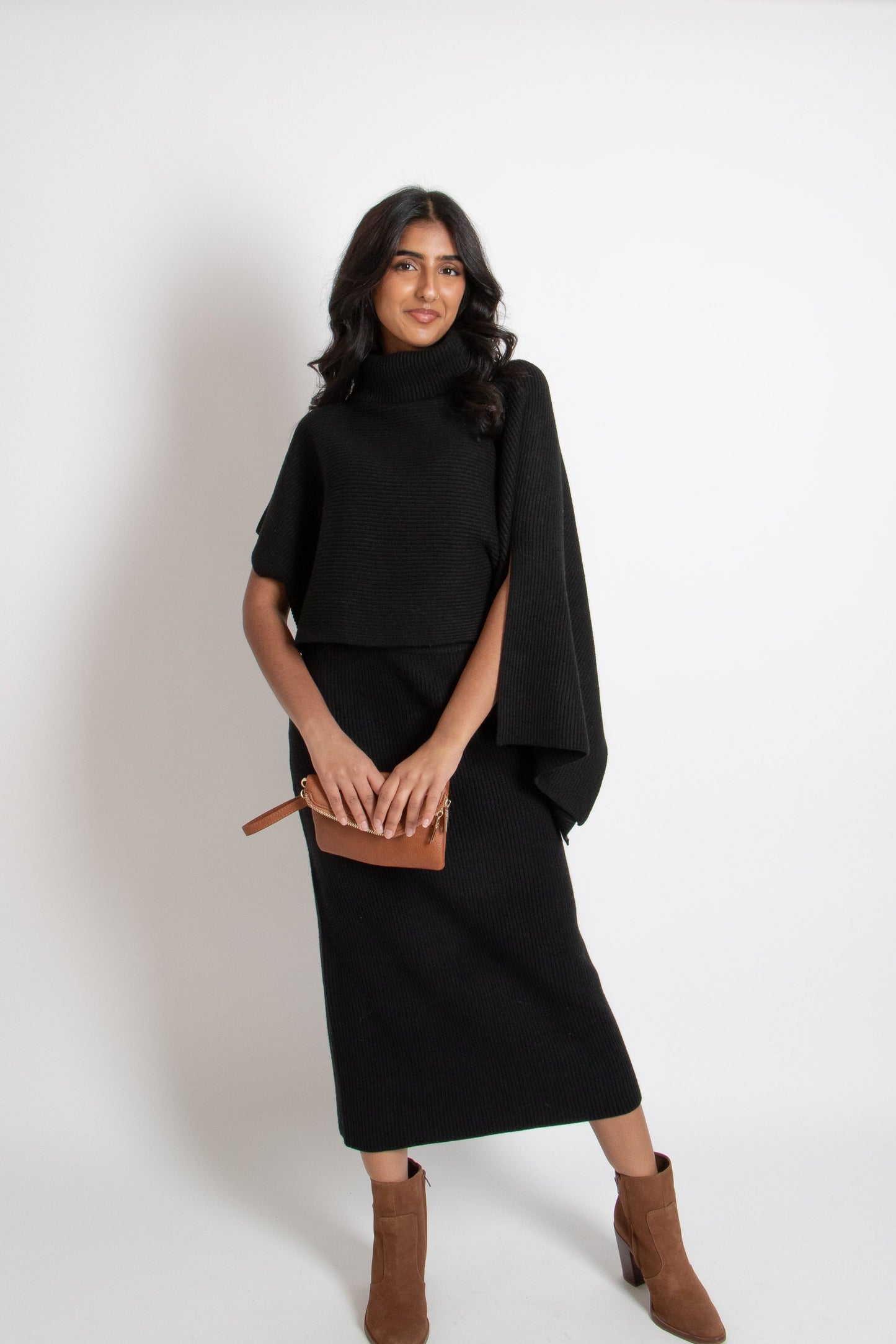 Long Knit Dress Set