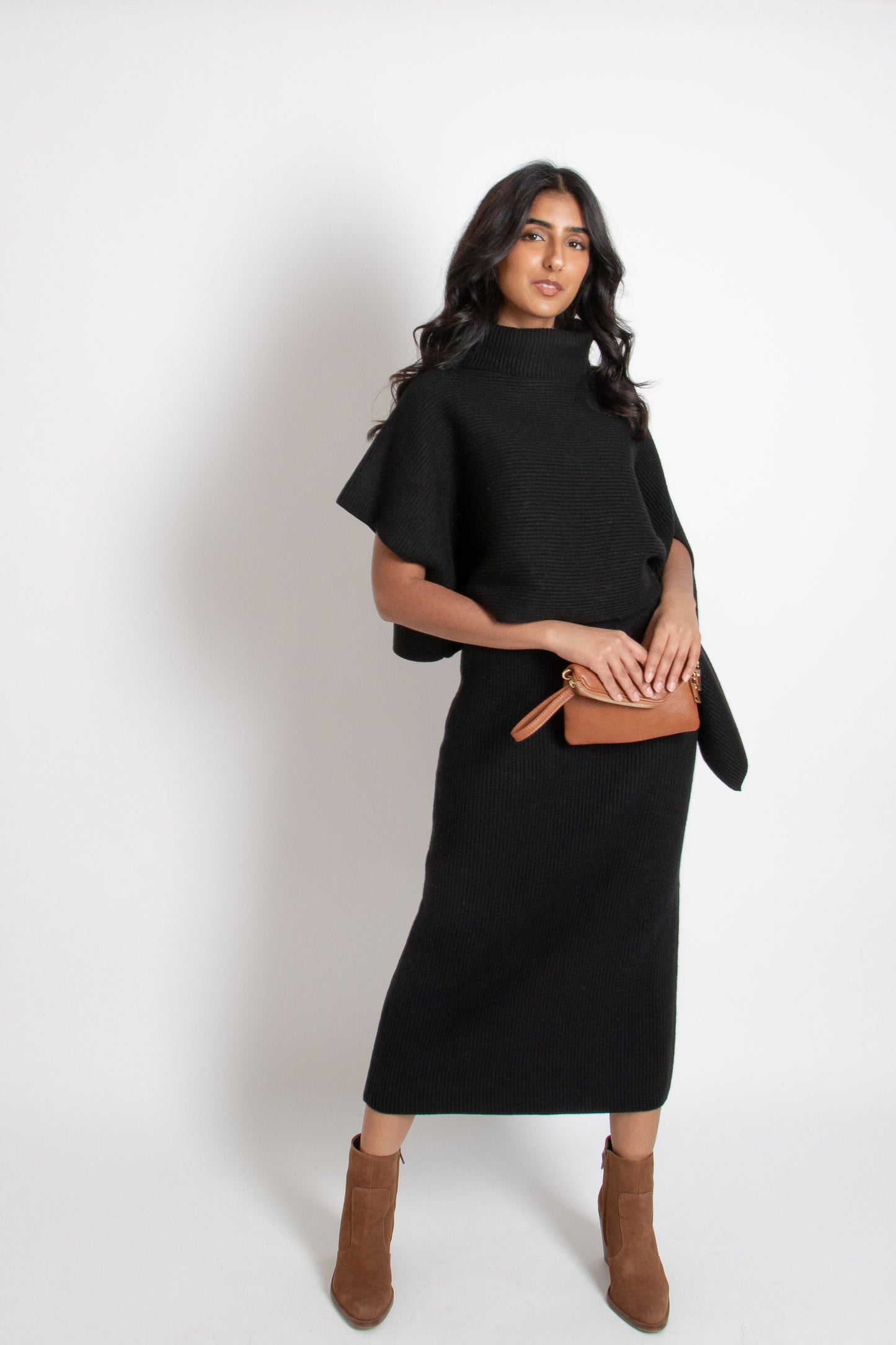 Long Knit Dress Set