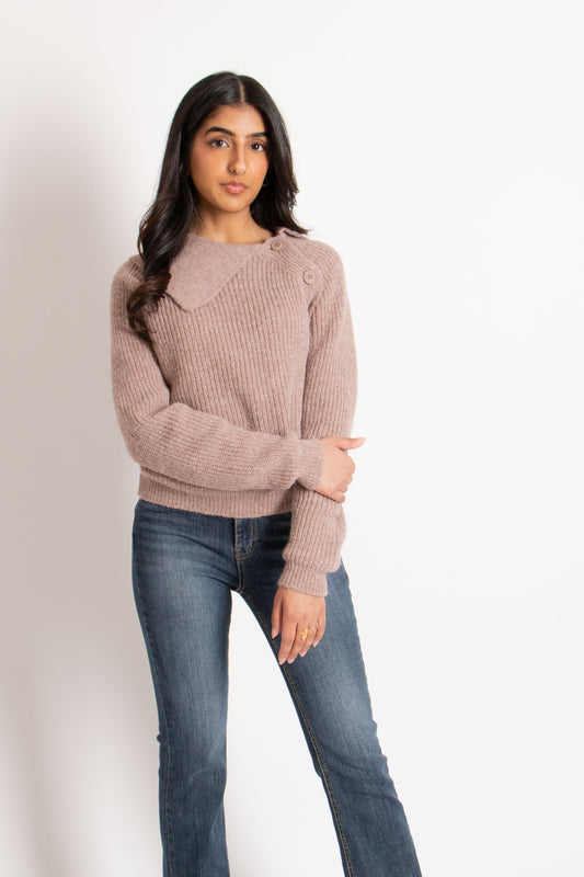 Unbalance Check Knit