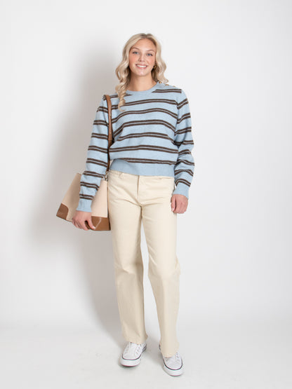 Button Shoulder Knit