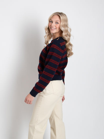 Button Shoulder Knit