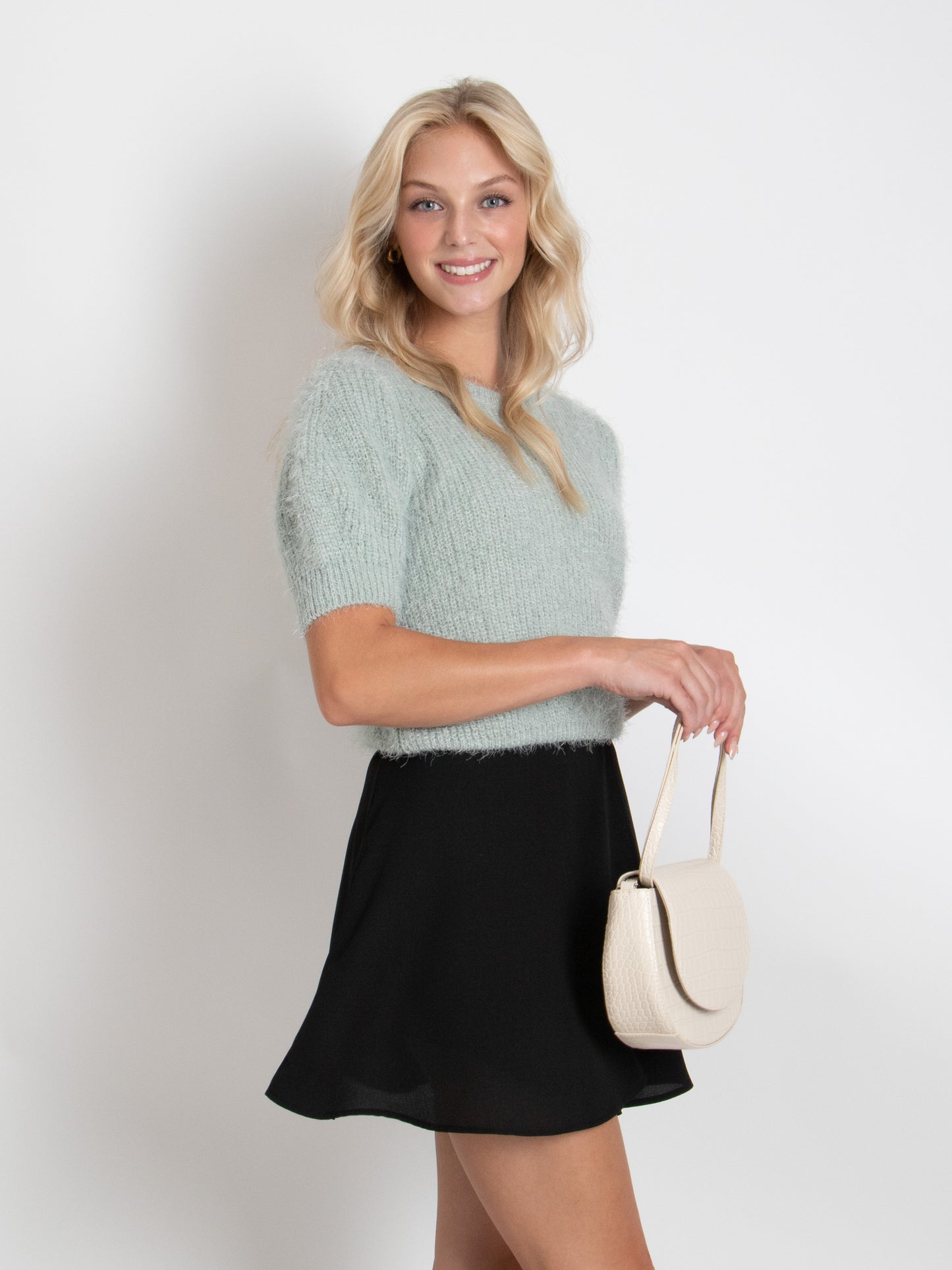 Soft Short-Sleeve Knit