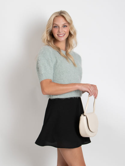 Soft Short-Sleeve Knit