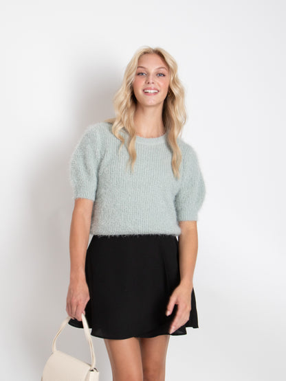 Soft Short-Sleeve Knit