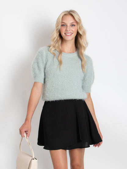 Soft Short-Sleeve Knit