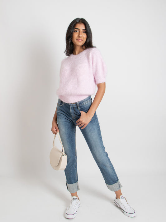 Soft Short-Sleeve Knit