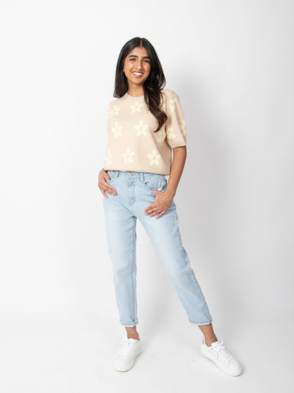 Flower Patterned Knit