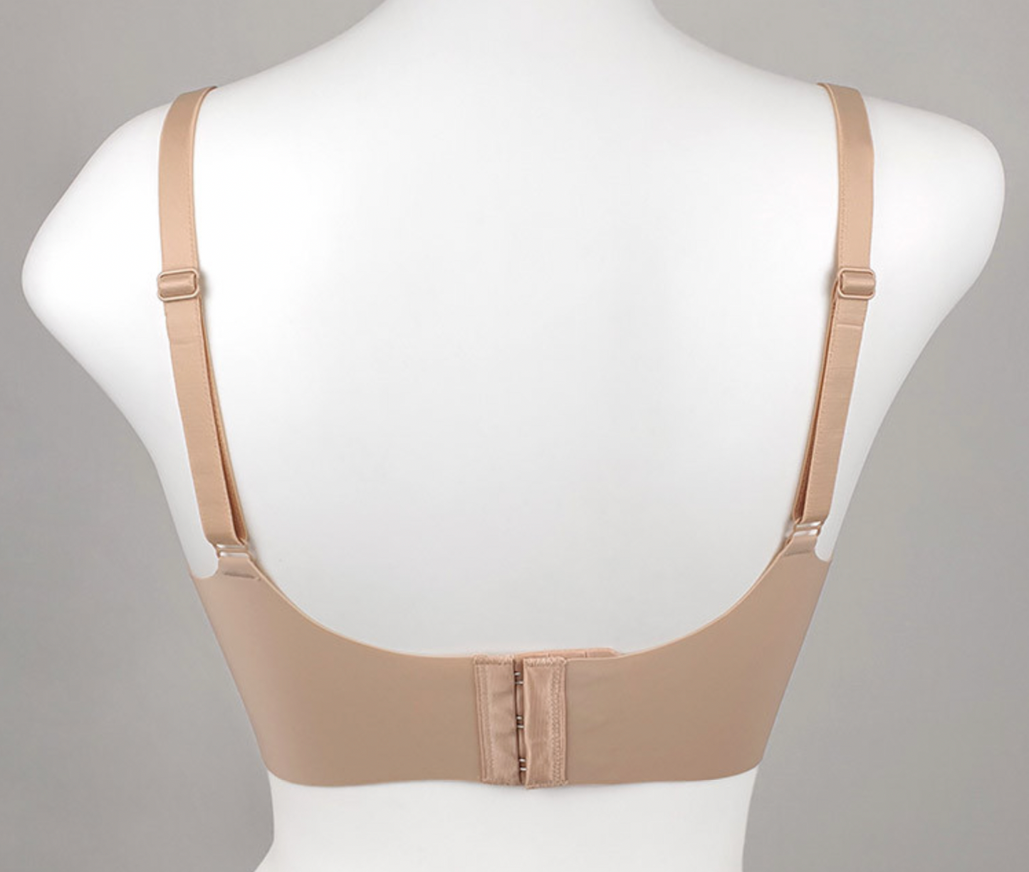 Back open bra-Beige