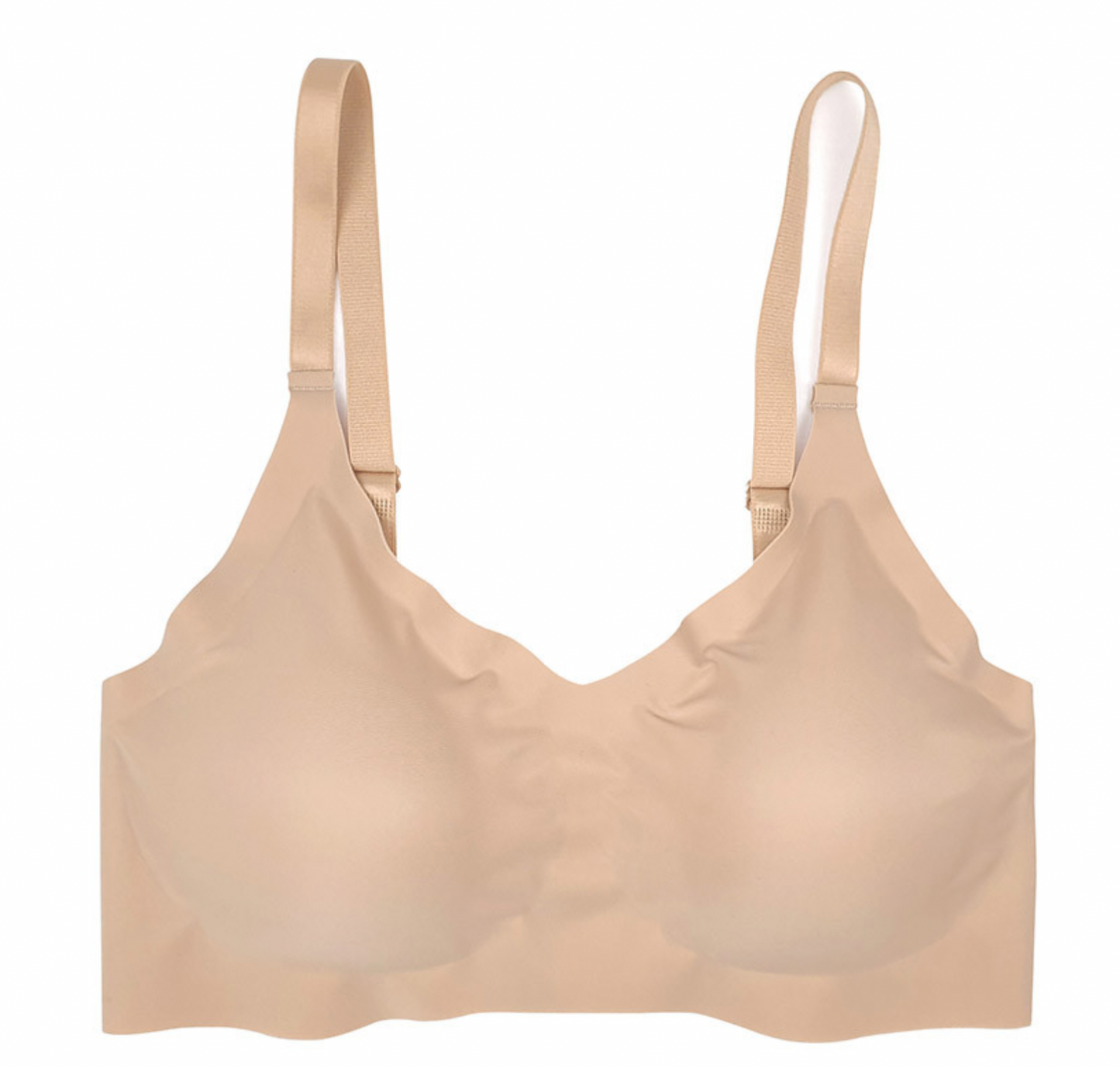 Back open bra-Beige