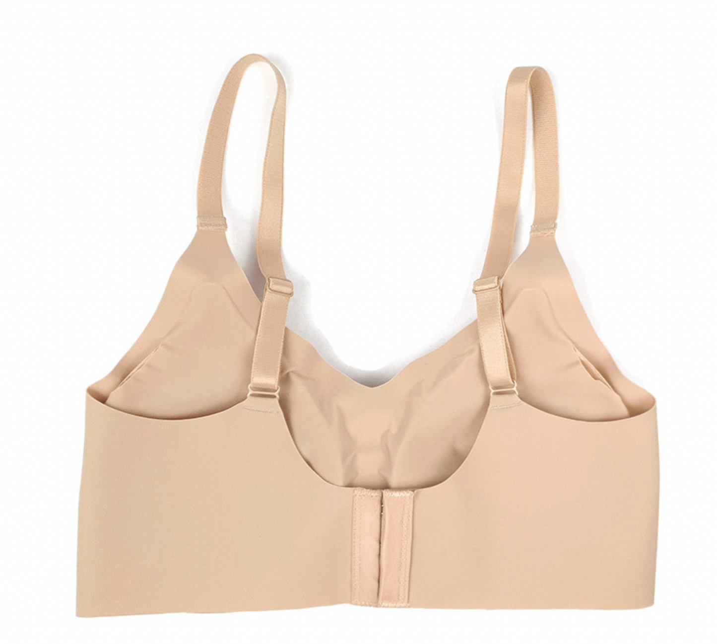 Back open bra-Beige